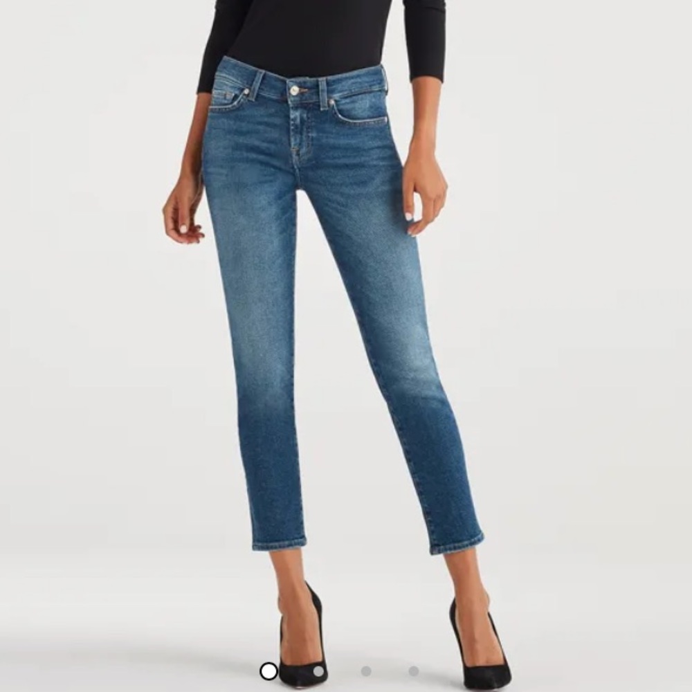 7 for all mankind Crop Roxanne Jeans 26